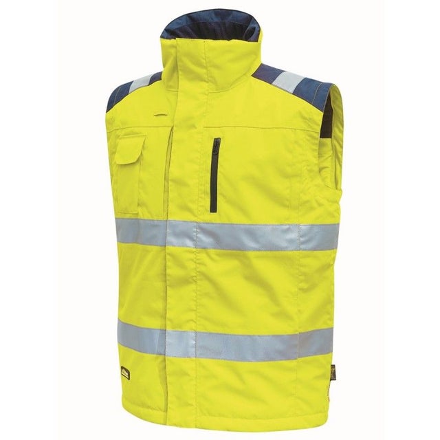 U-Power - Gilet sans manches jaune haute visibilité rembourré PRIME - Jaune - S