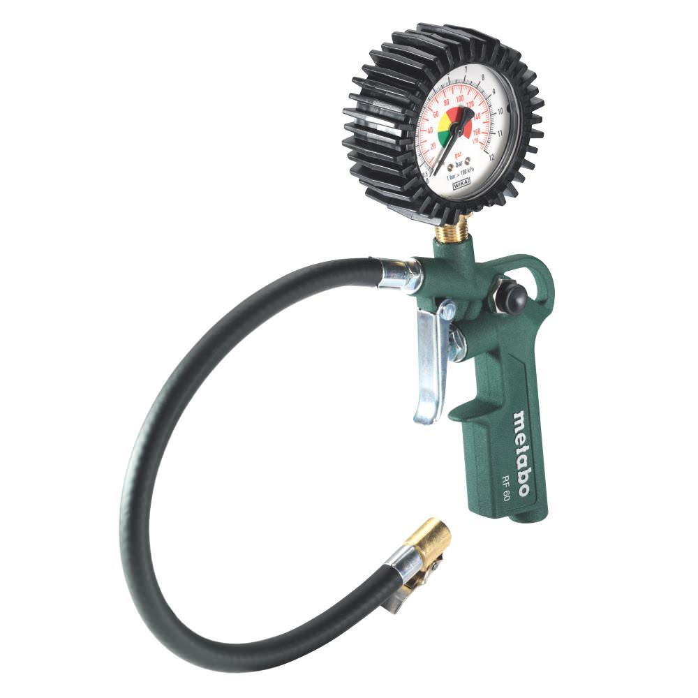 Pistolet do pompowania Metabo RF 60 ciśnieniomierz i adapter uniwersalny - 5