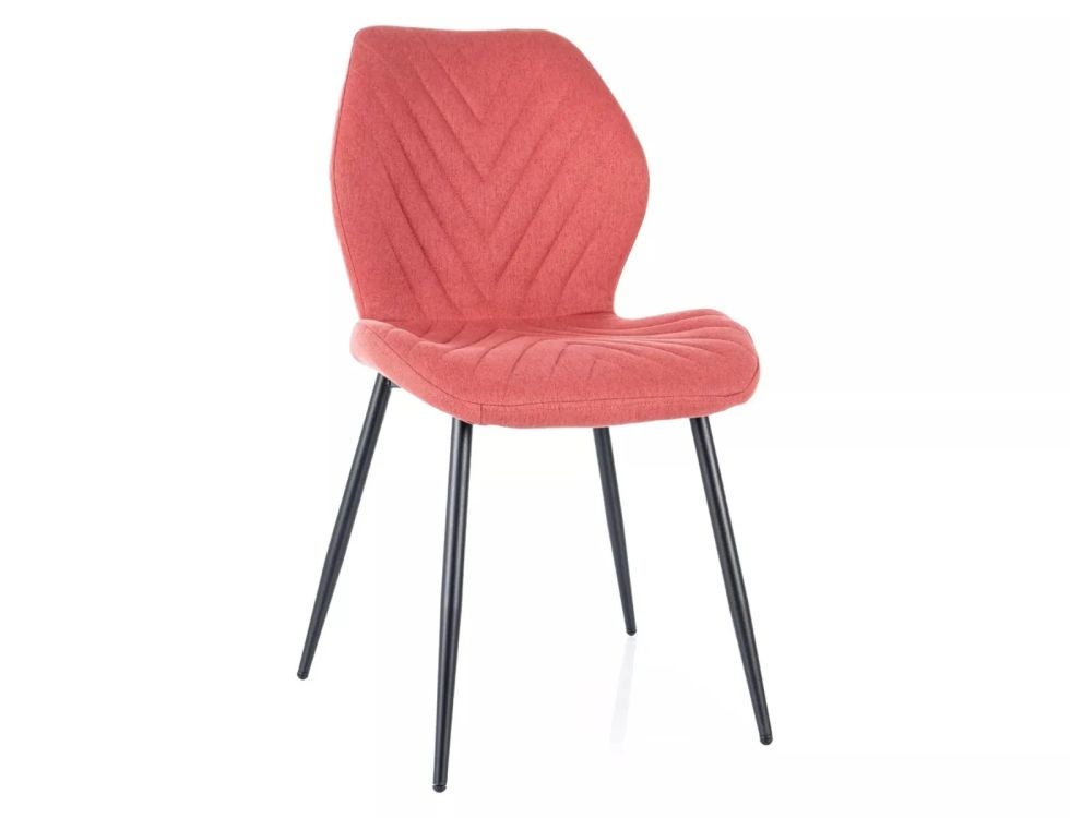 Krzesło tapicerowane MIKE NEA czerwone
