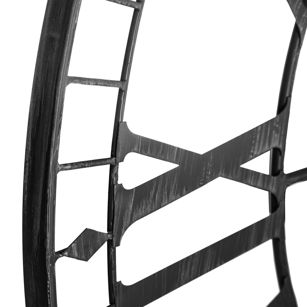 Orologio vintage in metallo nero D90cm - 2