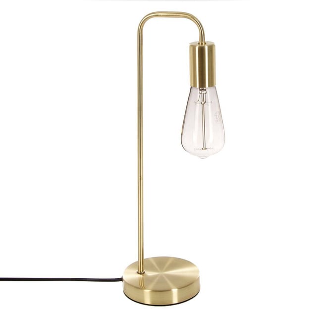 Candeeiro de metal dourado Moscu H45cm