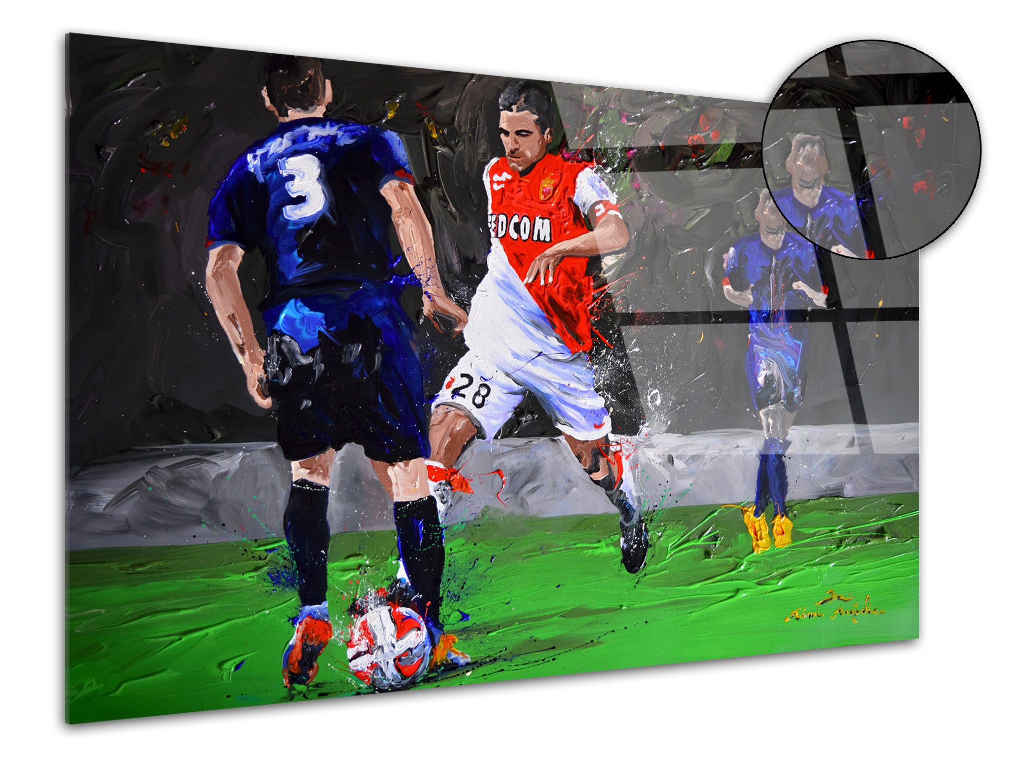 Tableau reproduction peinture sur plexiglas AS Monaco Leroy Merlin — free download