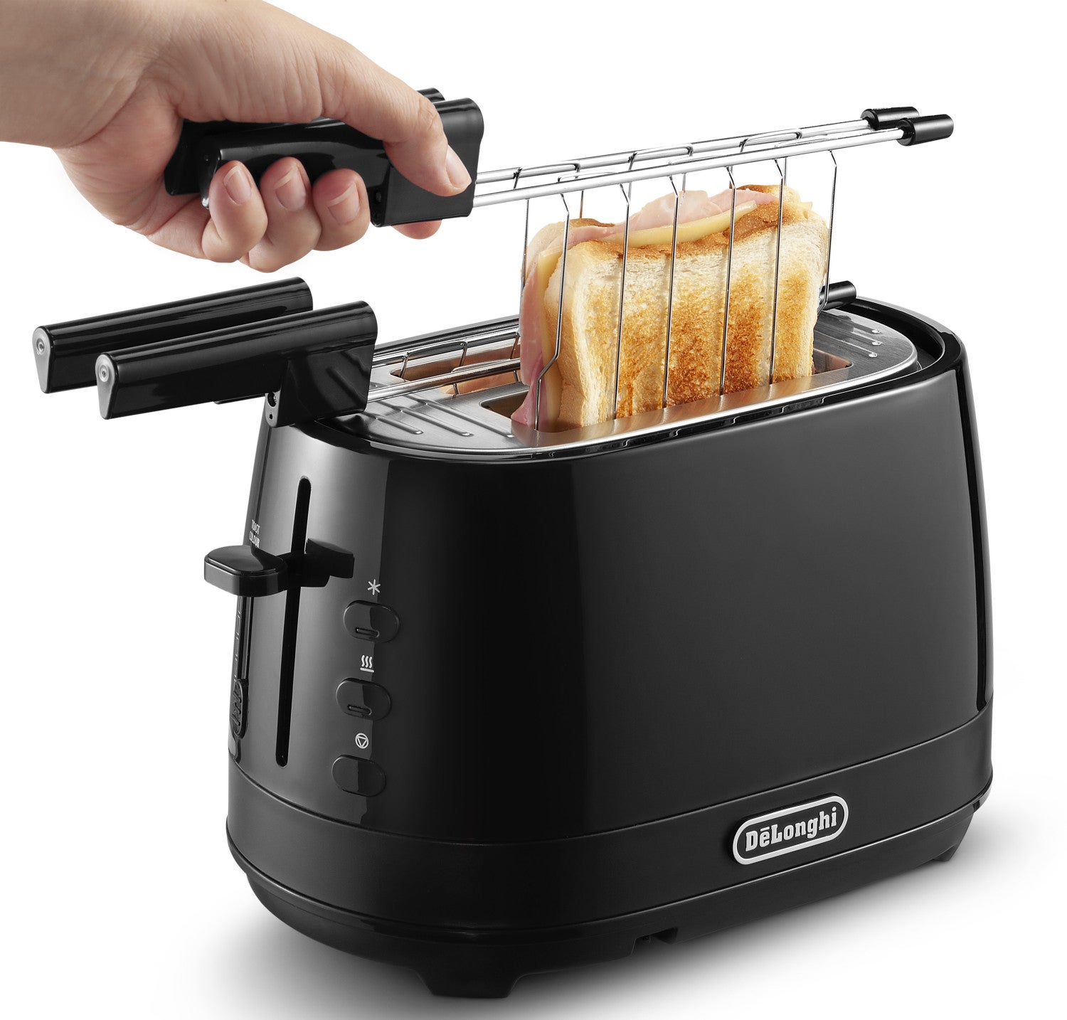 Toster De’Longhi CTLAP2203 2 kromki 550 W czarny