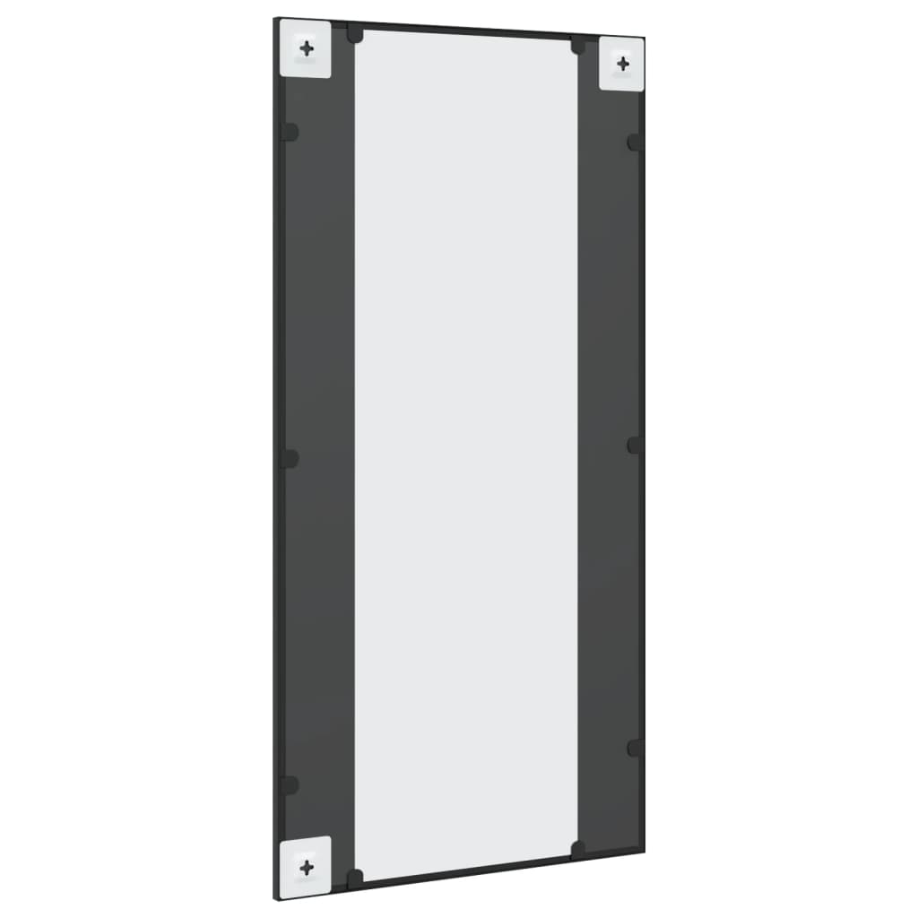 Maison Exclusive - Miroir mural noir 50x100 cm rectangulaire fer - 5