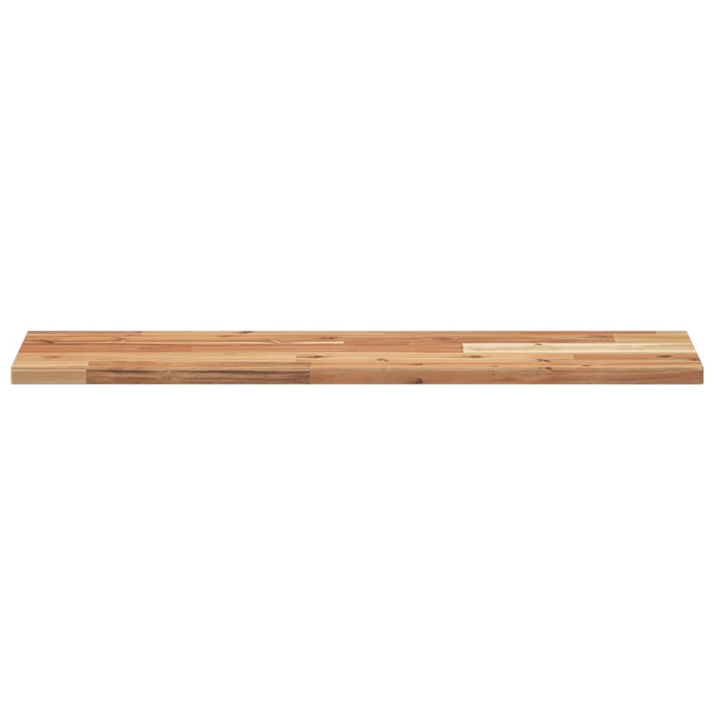 2 pcs Étagères murale | Étagère flottante | Étagères de rangements 100x20x2 cm acacia massif à l'huile CFW79002 - 4