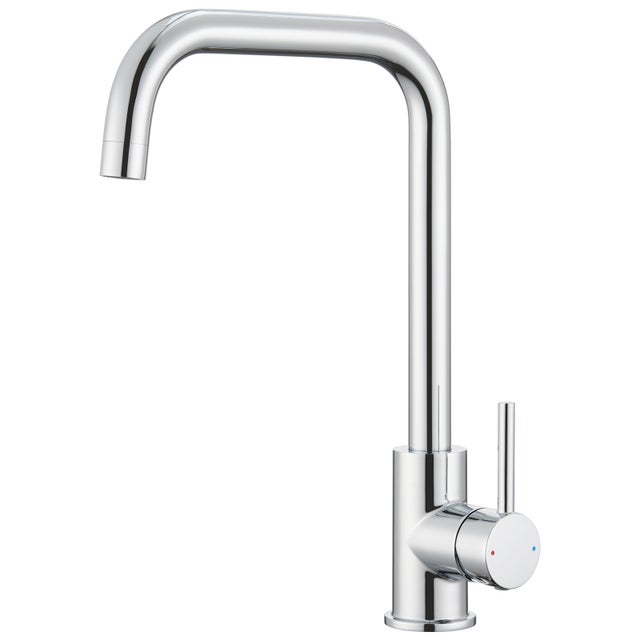 Cecipa max Mitigeur de Cuisine Chromé Robinet de Évier Rotatif à 360° Mitigeur Évier à Eau Froide et Chaude avec Barboteur Démotable