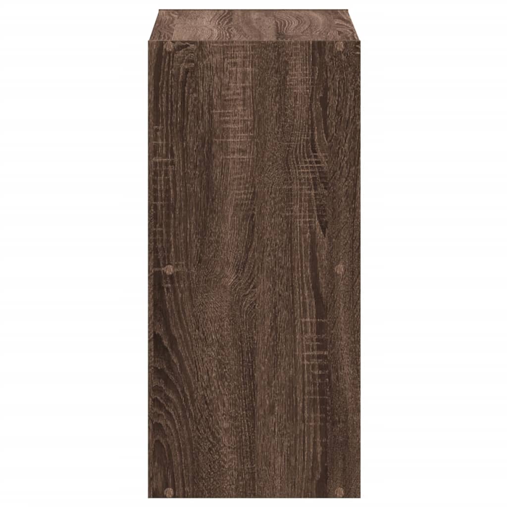 Bibliothèque chêne marron 68,5x32x68,5 cm bois d'ingénierie vidaXL - 6