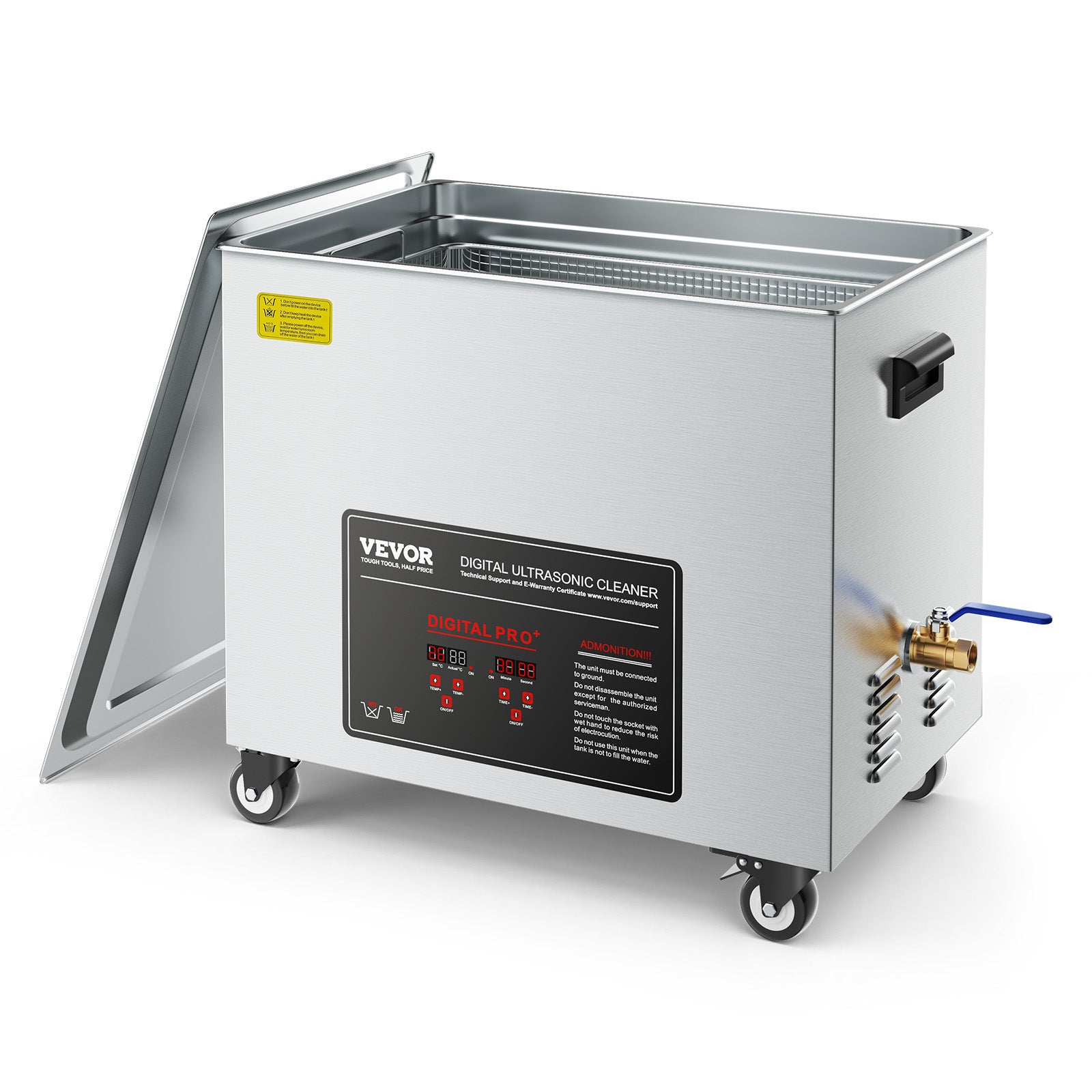 Nettoyeur Ultrasons, Bac Ultrasons 450 Ml 45 KHz, Ultrasonic Cleaner Avec 5 Modes De Nettoyage Fonction Tactile Pour Nettoyer Les Bijoux Montres Lunettes Ustensiles Et Dentiers Etc 84540303