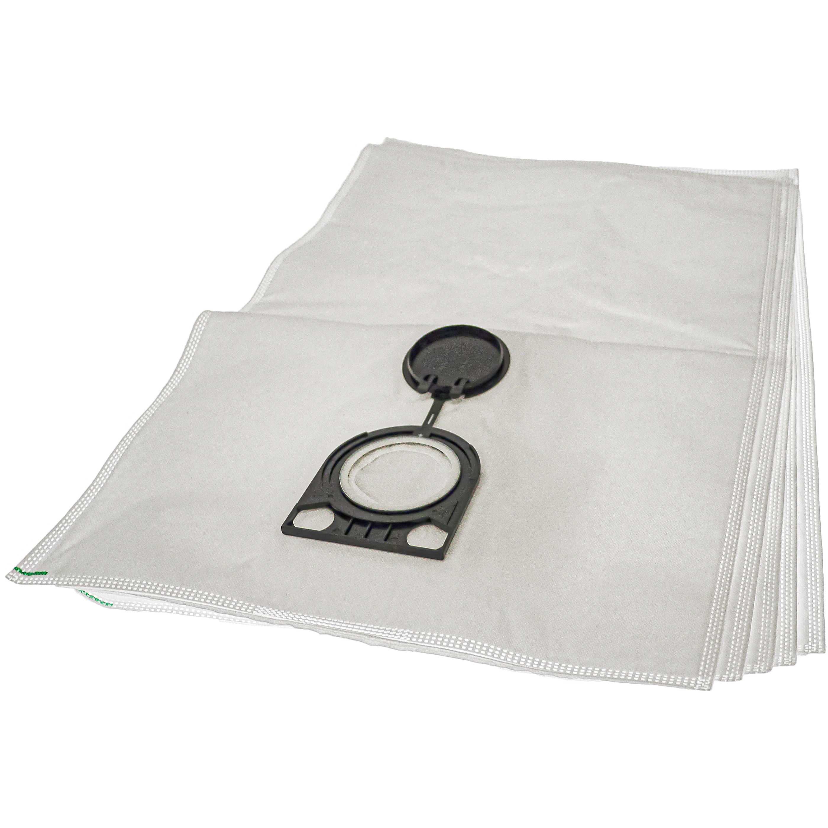 vhbw 5x Sacs compatible avec Fischer FVC 35M aspirateur - microfibre non tissée, 66cm x 40cm blanc - 4