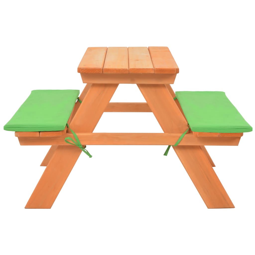 Tavolo da picnic per bambini con panche 89 x 79 x 50 cm abete 02_0018690 - 2