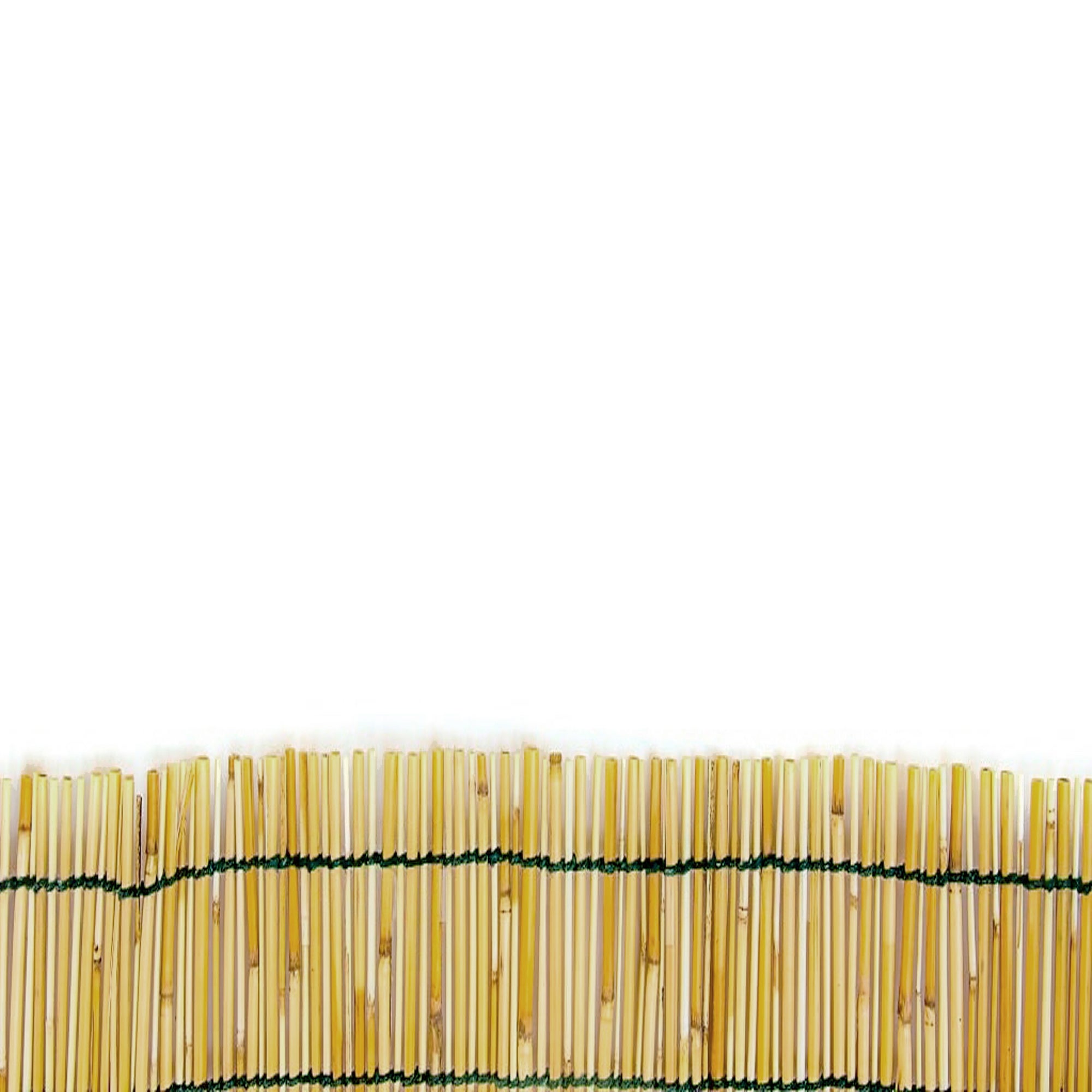 Arella In Canna Cannette In Bamboo Pelato Bambù Naturale Da 5 mm Arelle Canniccio Decorativo Recinzione Giardino Ombreggiante Frangivista 2 x 3 M - 5