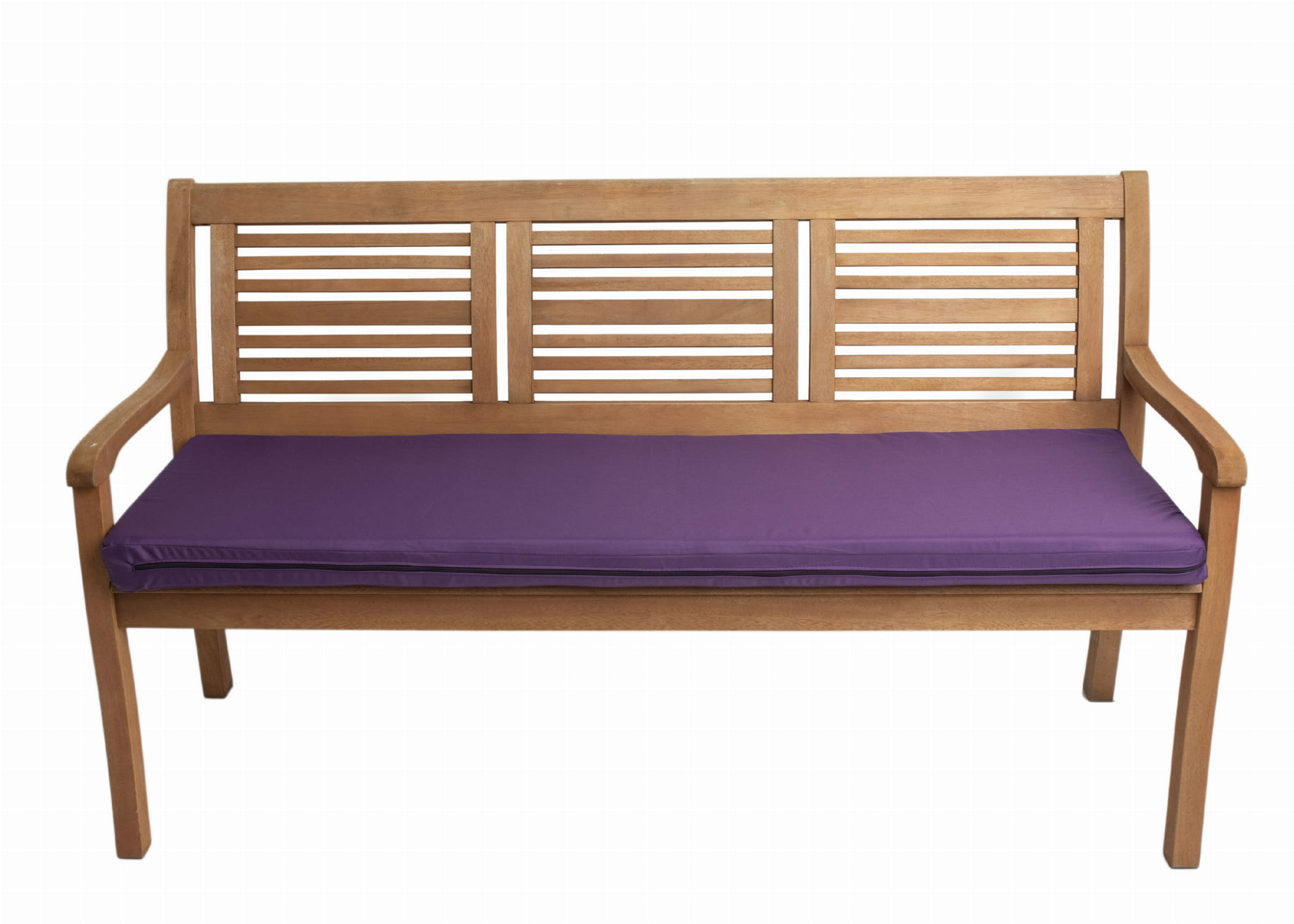 Cojín para banco de jardín 140x60x7cm asiento, cojín para columpio de jardín, cojín de asiento plano, cojín exterior de jardín morado