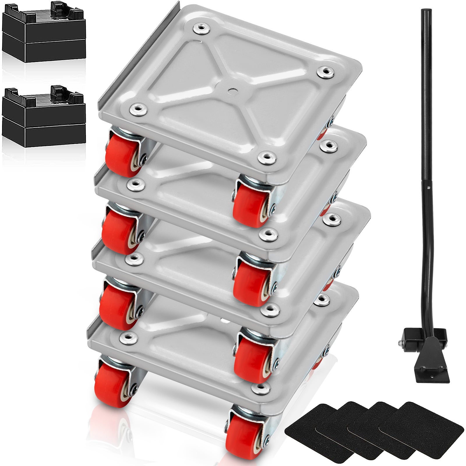 Tavola Da Officina 2 In 1 Con Ruote - Carrello Per Riparazione Auto Fino A 150 Kg, Con Cuscino Morbido - Foto 4