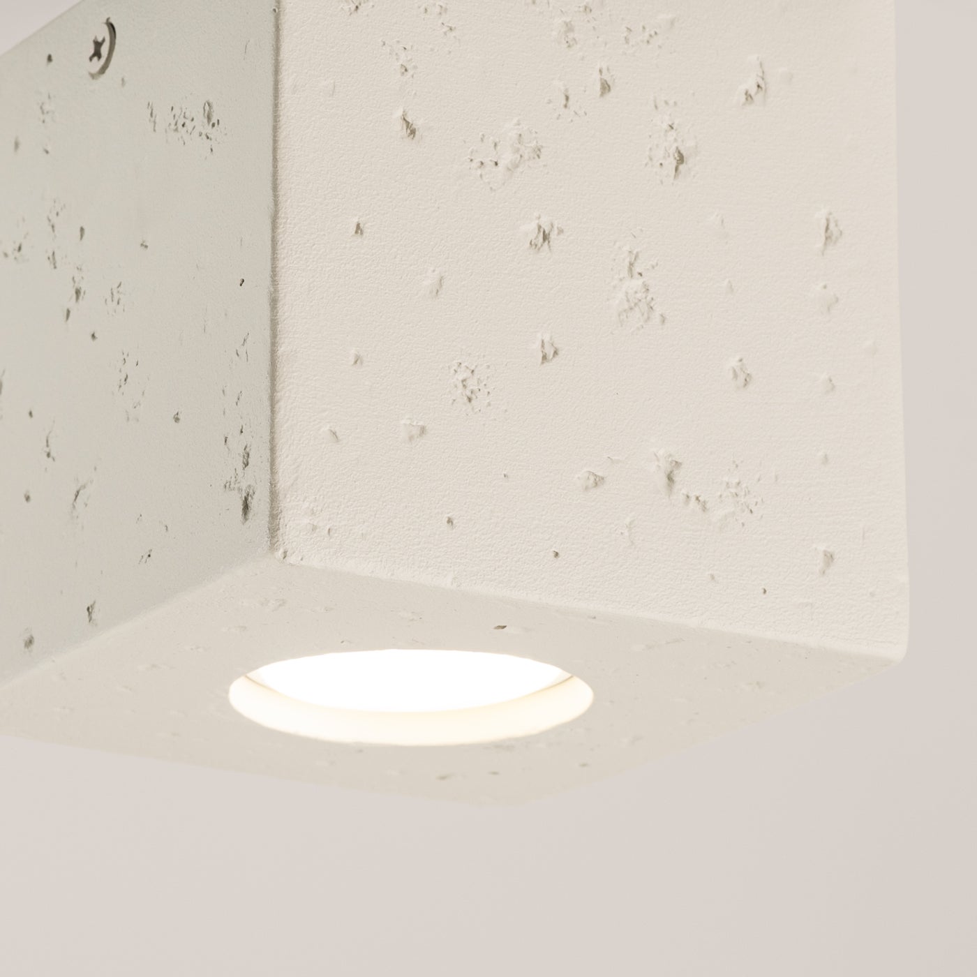 Reflektor sufitowy betonowy QUAD beżowy 1xGU10x10W beton architektoniczny wym:10x10x10cm IP20 Sollux Lighting - 4