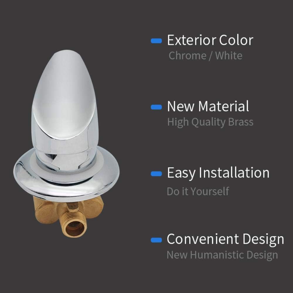 Mitigeur Cabine de Douche Robinet de douche en laiton Inverseur de sortie Robinet mitigeur de douche chromé Connecteur G1/2