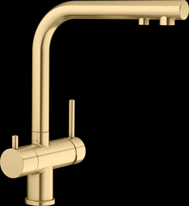 Mitigeur Blanco Fontas II Filter Satin Gold - Satin Gold coloris Satin Gold