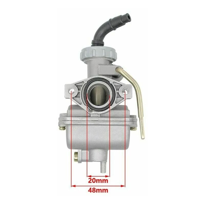 Carburatore PZ20 Compatibile Con ATV 110cc E 125cc – Adatto Per Taotao, Baja, Pit Bike, Moto Da Cross, 4 Tempi - 2