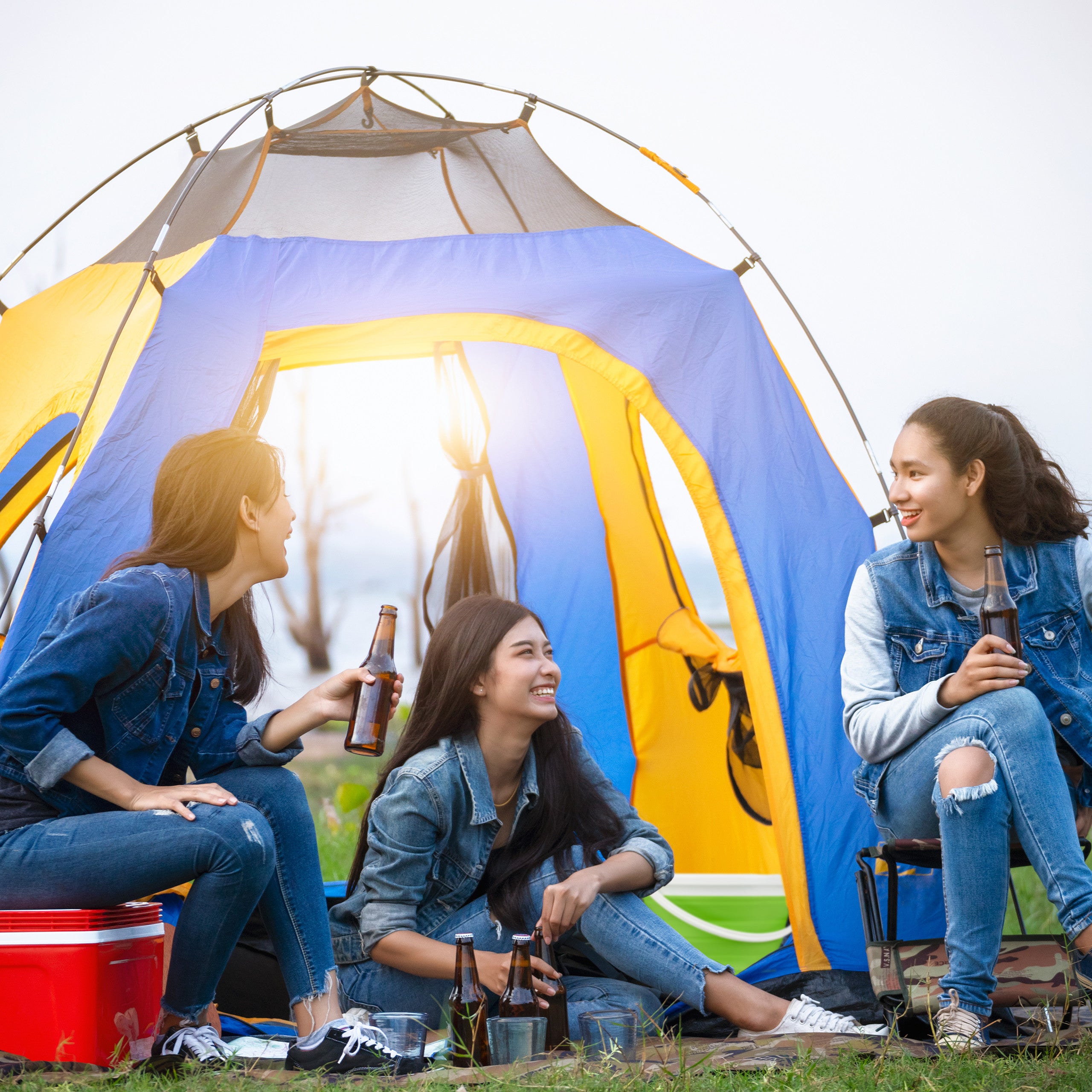 Secchio Pieghevole 10 Litri Blu - Per Casa, Campeggio E Trasporto Con Beccuccio