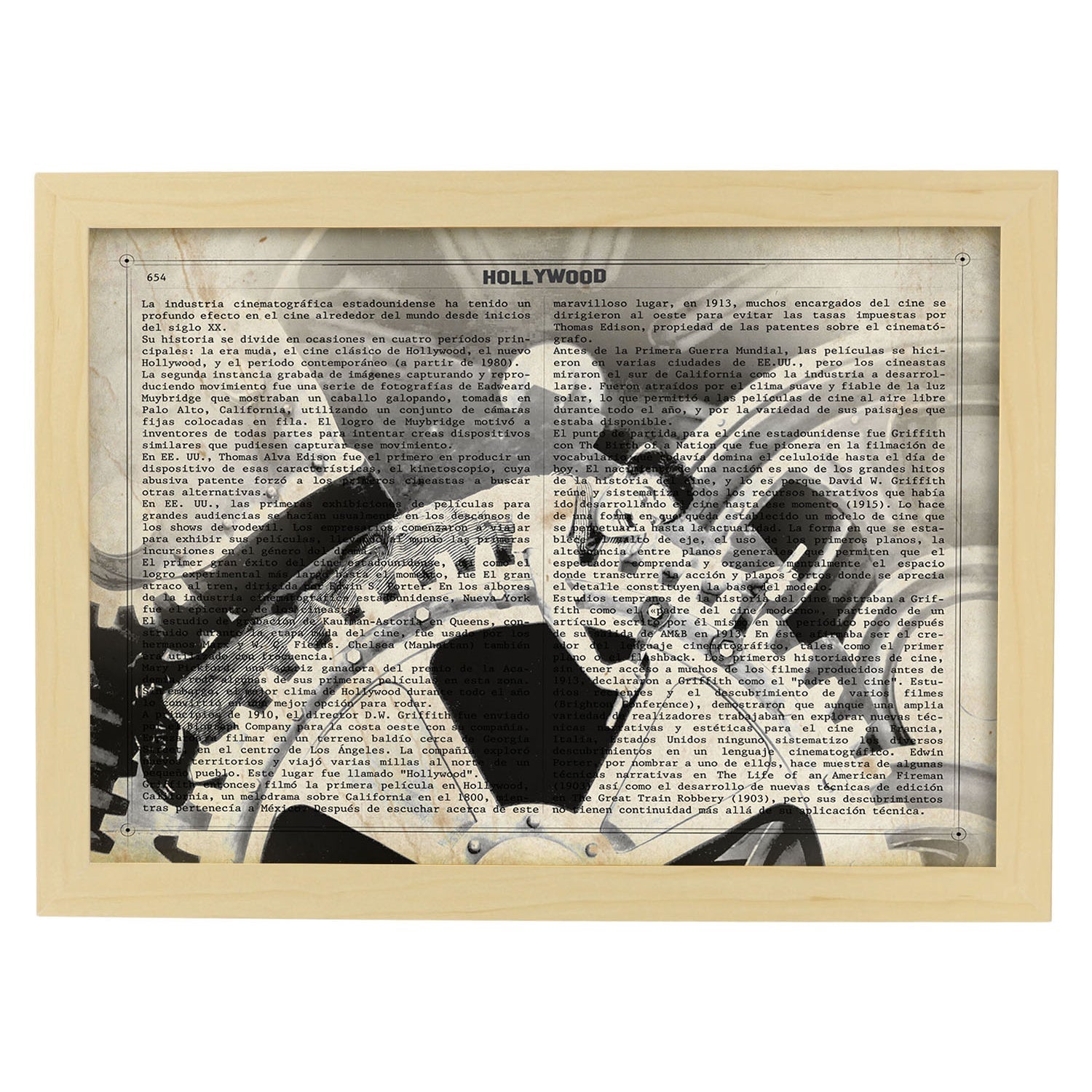 La Lame Vintage Des Temps Modernes Sur La Définition Blanche