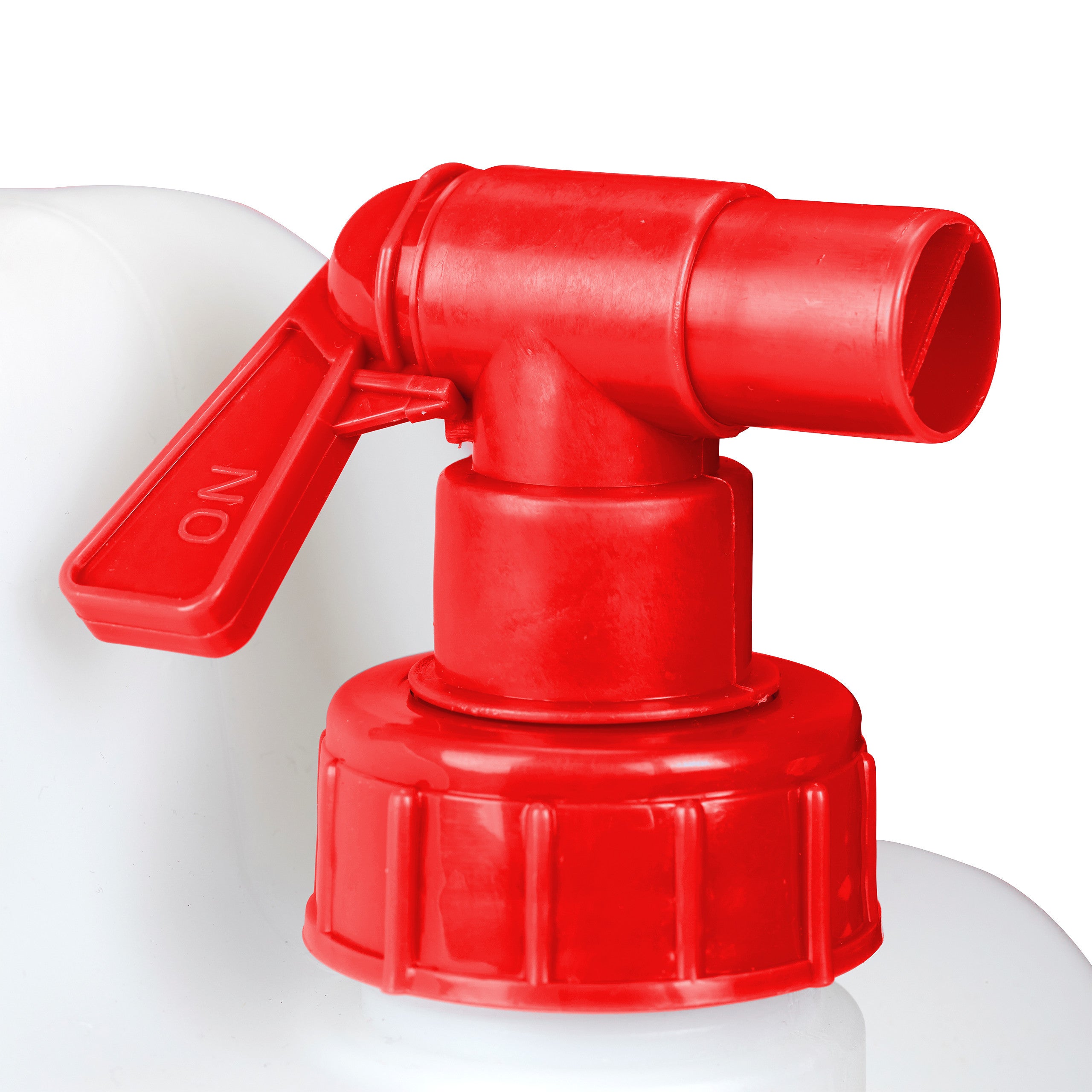 Jerricane d’eau avec robinet, couvercle à visser, bidon à eau de camping, 20 L, Sans BPA, blanc-rouge, Relaxdays - 8