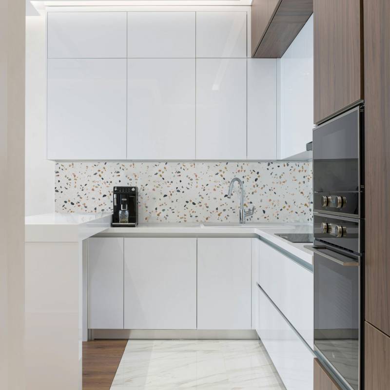 Terrazzo beige Miel - 60 x 60 cm - 2