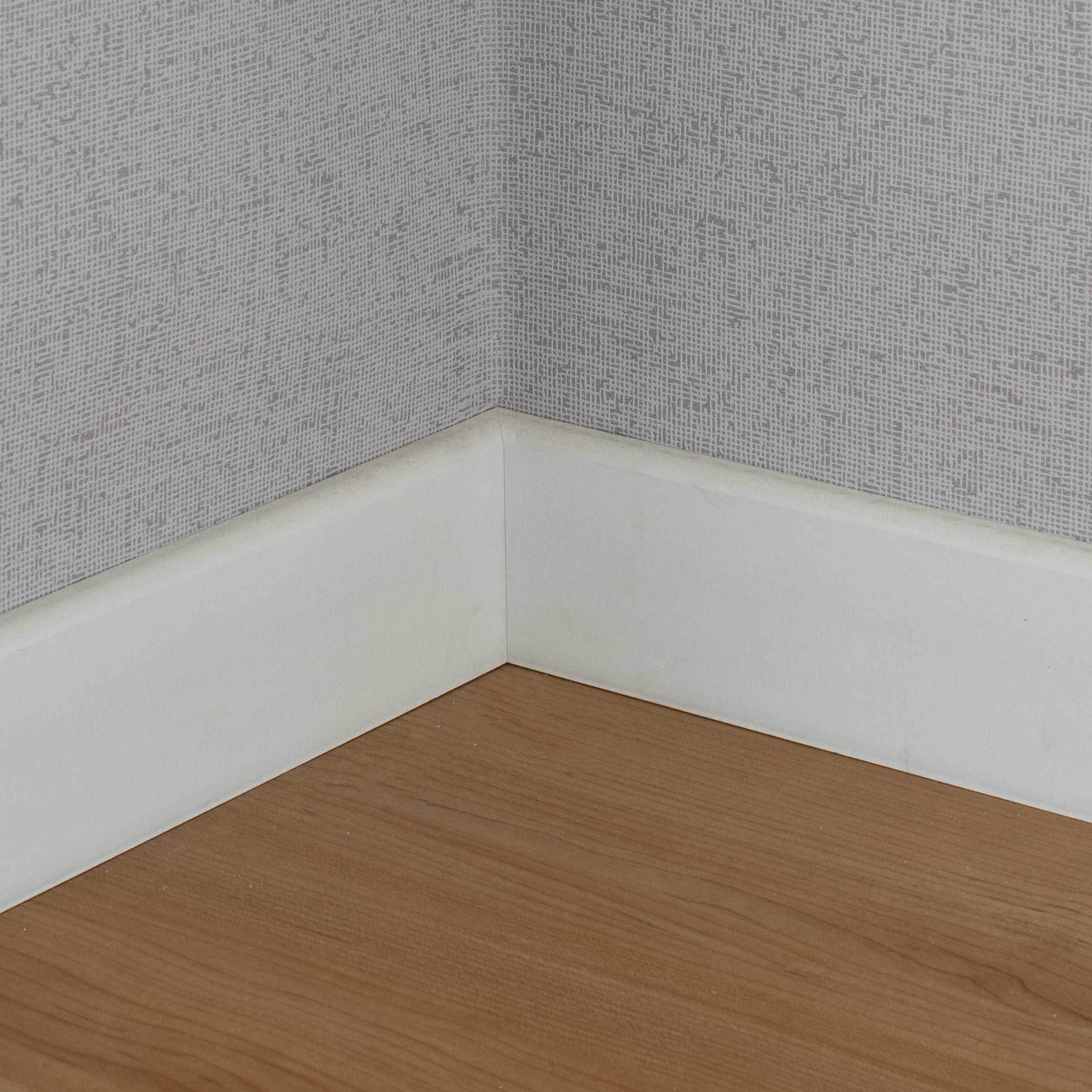 PROVISTON Plinthe 14 x 80 x 2440 mm MDF Prépeinte Plinthe arrondie lot de 5 - 7