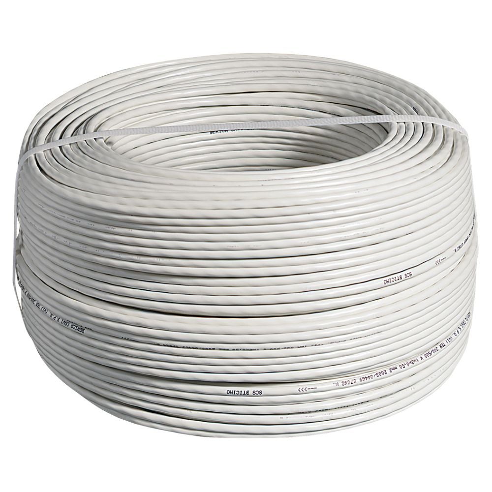 Debflex Installationskabel HO3VVH2-F 2x0,75 Mm², 10 M, Weiß – Flexibel Für Haushaltsgeräte