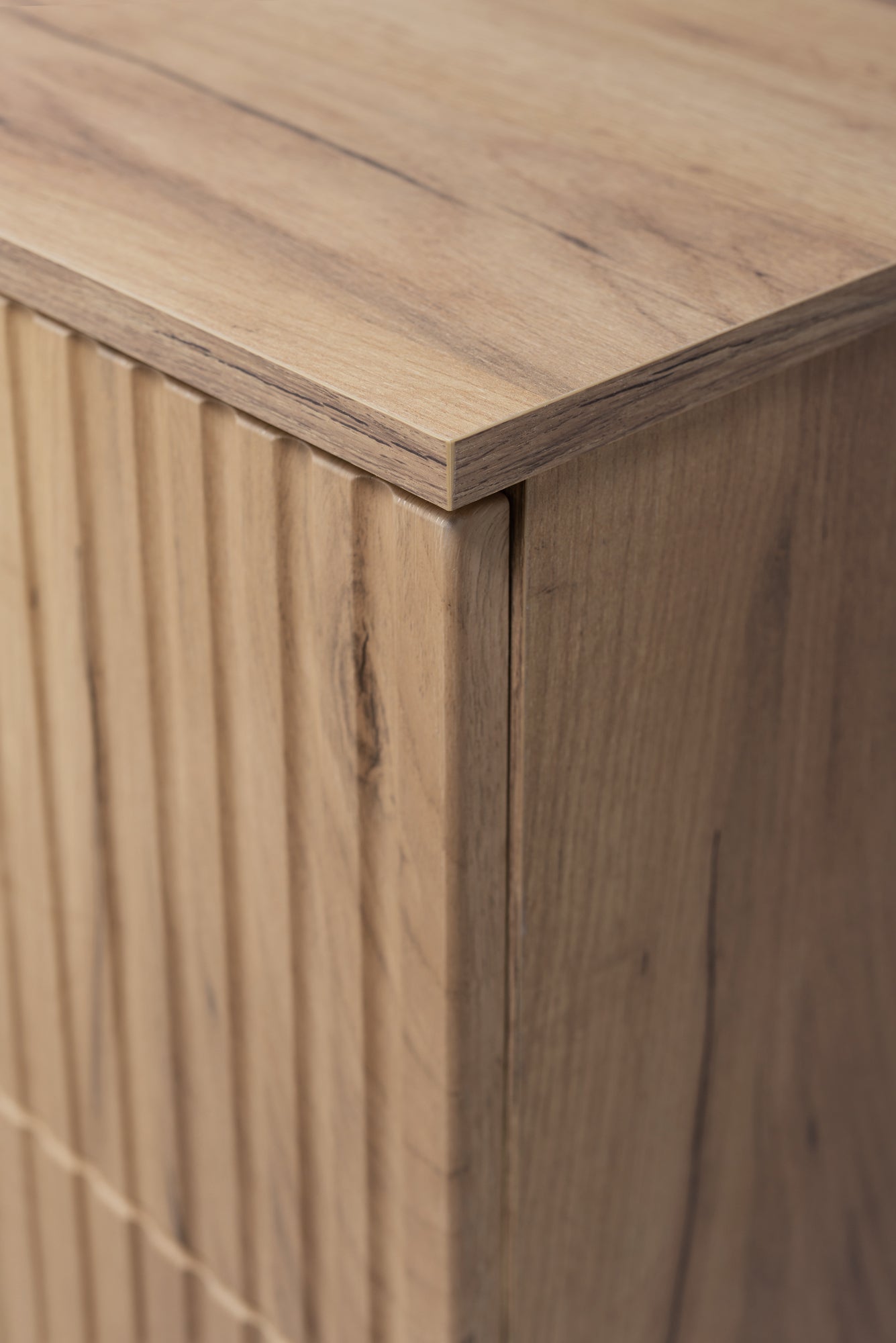 Meuble à suspendre FLOW couleur chêne avec le plan 120 cm - 7