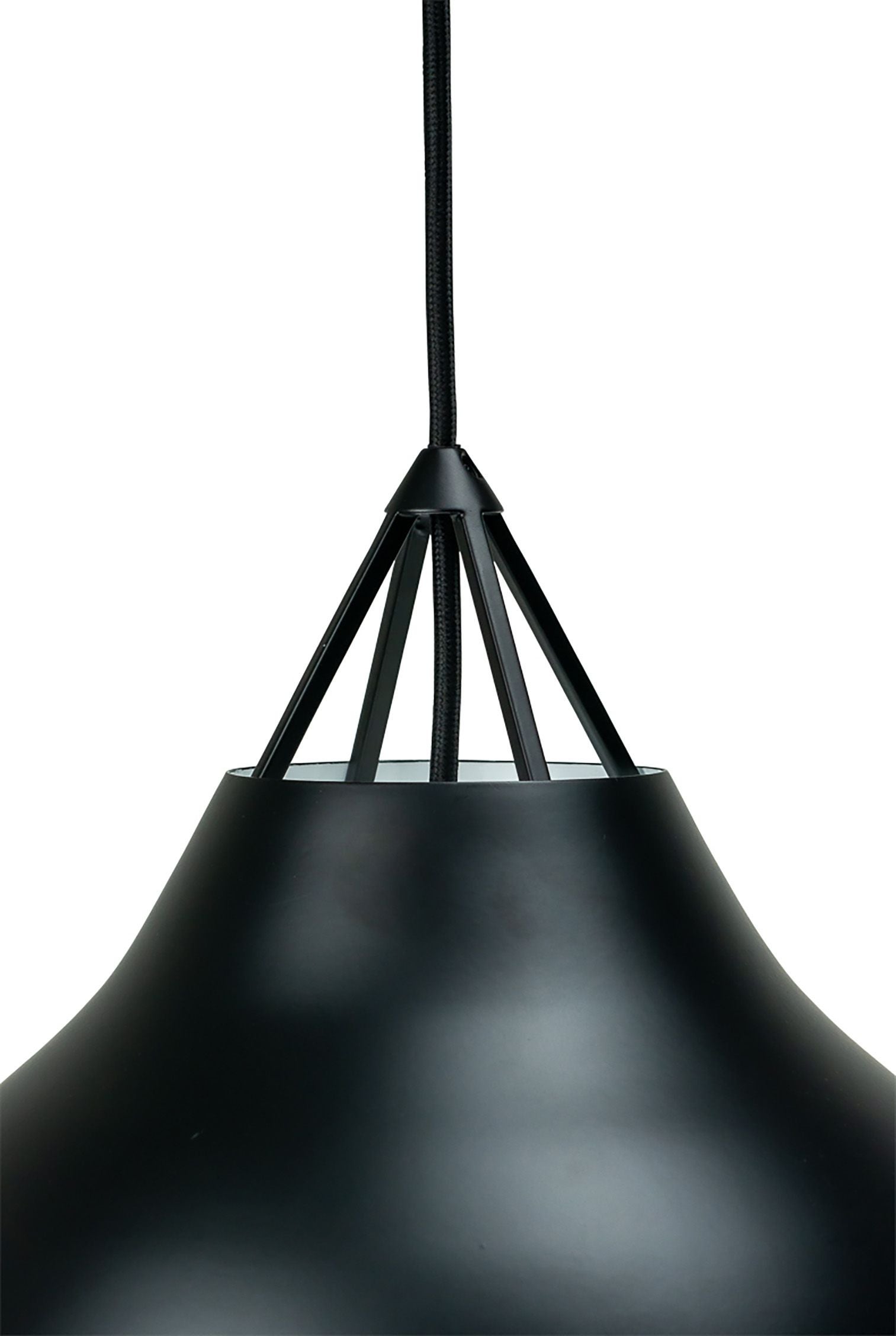 Suspension en métal noir, h 30 cm d 29 cm Pyra - DYBERG LARSEN - 2
