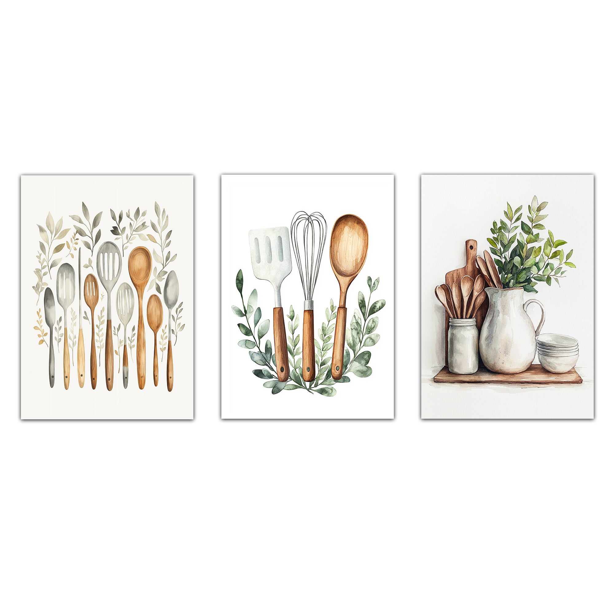 Bless International Ensemble De Décoration Murale 3 Bois De Cerf Avec Fleurs Et Coeurs C009041486