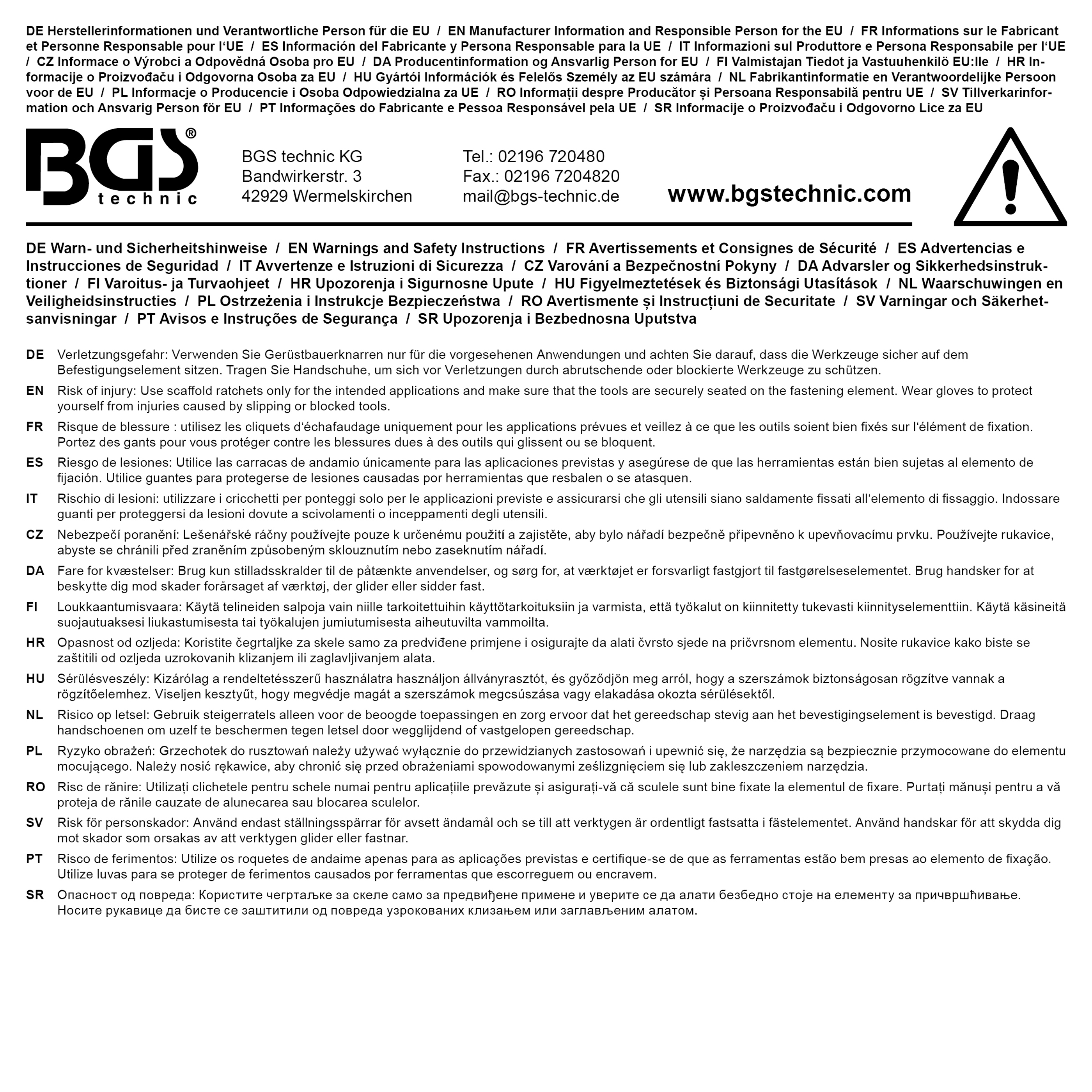 Cliquet de monteur | 4-en-1 | 19 x 22&nbsp;mm - 6