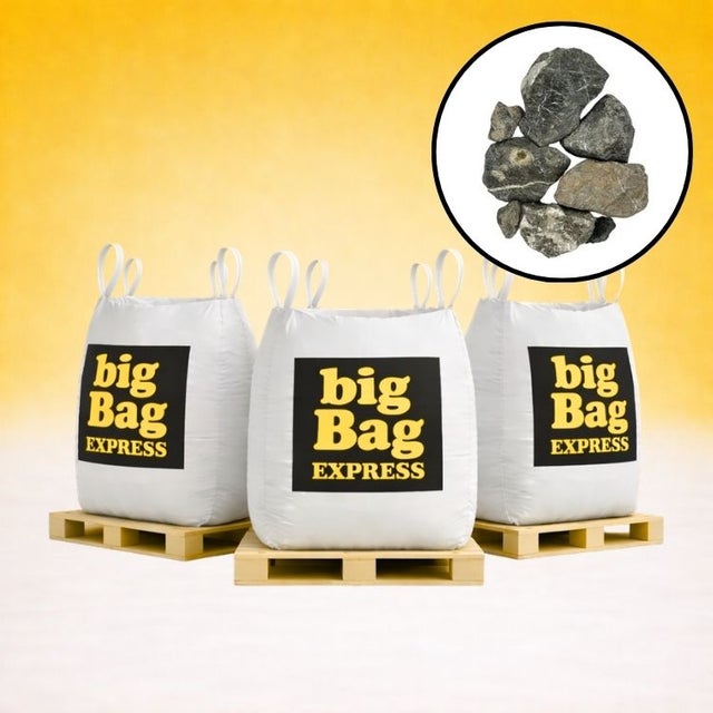 PACK 3 X BIG BAG de +/- 1,5T Ballast Gris Ø 20/50 mm - Livraison PREMIUM