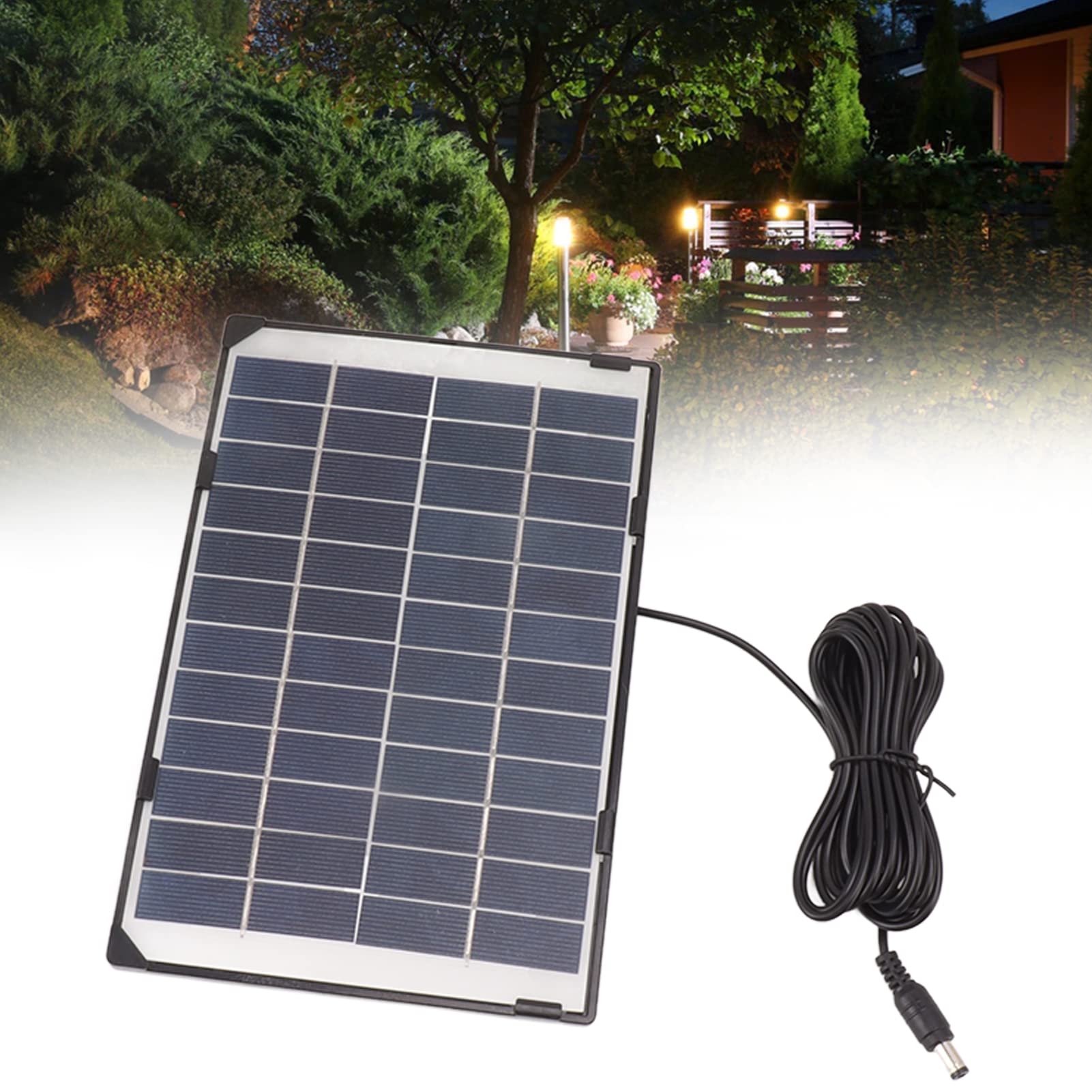 Pannello solare in silicio policristallino da 6 W e 12 V, alta efficienza, prestazioni stabili, facile da usare, ampie applicazioni - 5