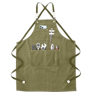 Grembiule Da Cucina Unisex Con 2 Tasche Regolabile | Pratico Per Barbecue E Lavori Creativi - 2