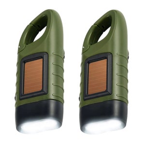 Torcia A Manovella Solare LED Vbest Life Con Ricarica Manuale Per Campeggio Ed Emergenza - 4