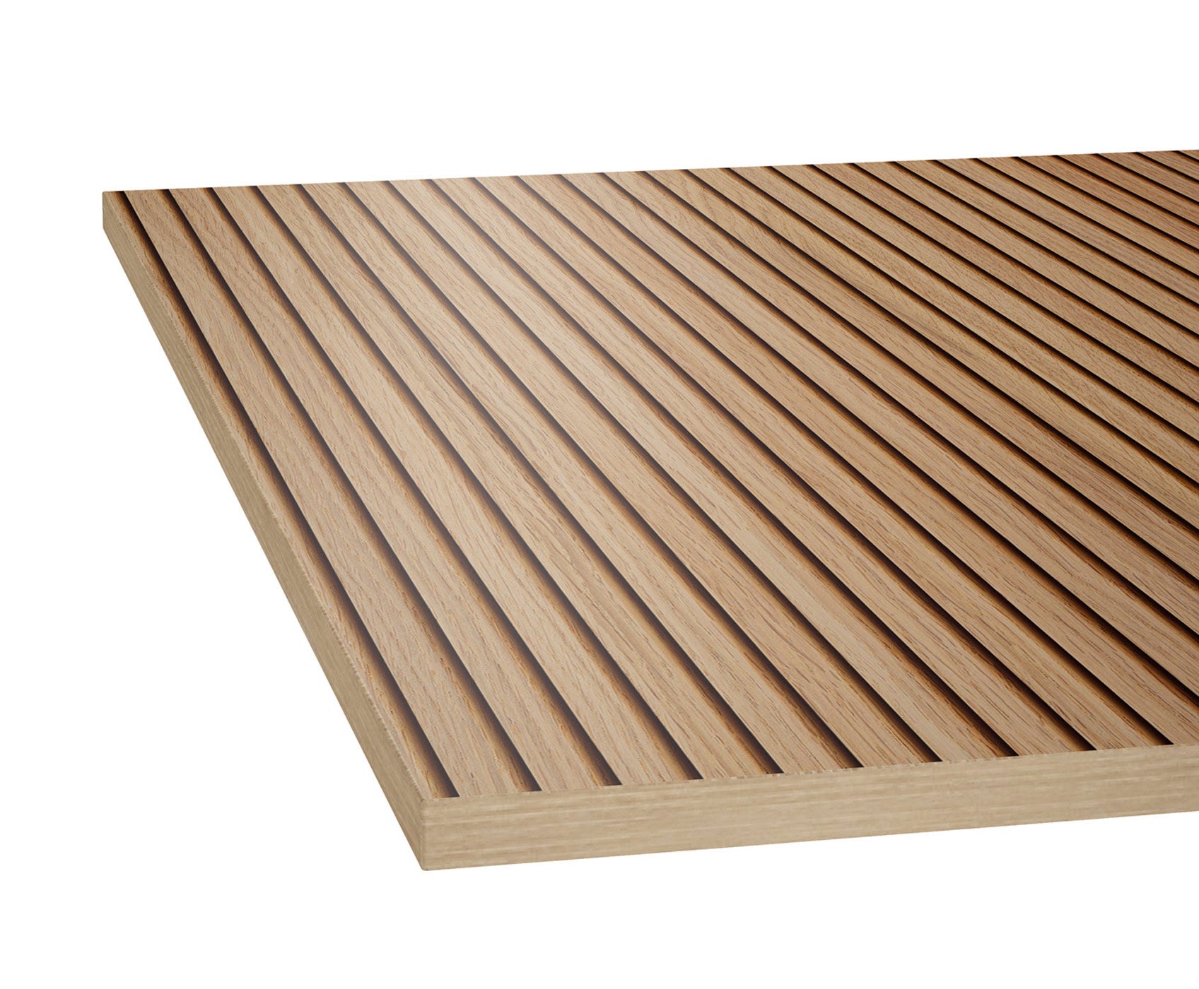 Cabecero TOKYO de melamina, de Herdasa, 67x160x3, efecto vallado roble - 4