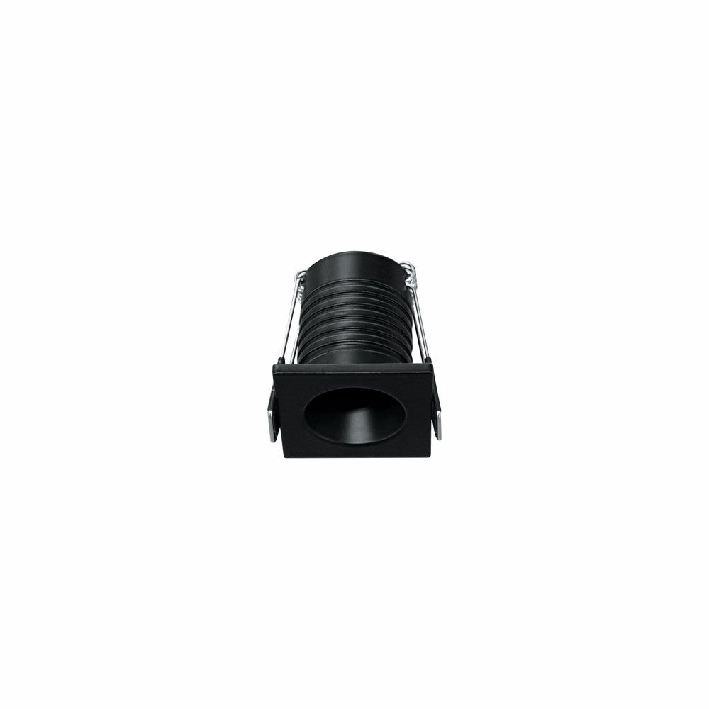 Nano Pulsar Sq Recessed - 3,5W, wpuszczany reflektor wewnętrzny, kąt wiązki 30°, matowa czerń, mały reflektor punktowy, 35 mm, 3000K - Beneito &amp; Faure