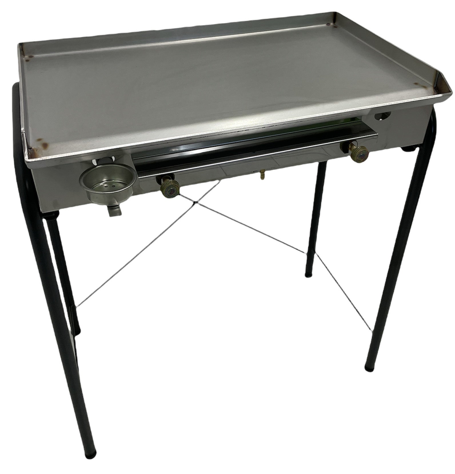 Piastra per grigliare per fornello a gas, padella antiaderente per fornelli da campeggio, tappetino per barbecue, griglia da campeggio e a gas, Piastra per grigliare per fornelli a gas rotonda 32 cm