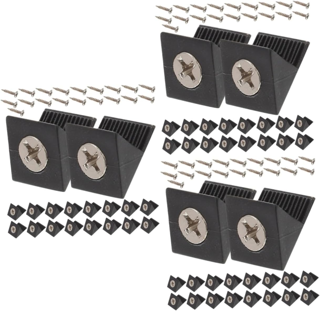 SUPVOX Lot de 4 tiges de support de cerf-volant en plastique noir renforcées pour assemblage de cerf-volant et performance de vent stable dans diverses conditions de vent