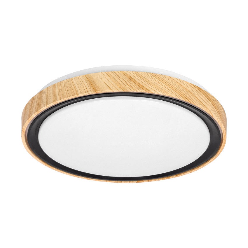 Plafon Aflo okrągły biały czarny LED 24W 3000K-6000K 1450lm wym: 7 x 38 cm metal Candellux