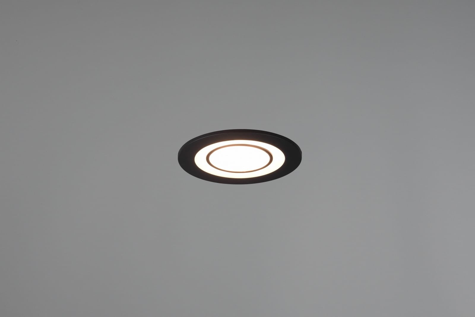Trio Lighting Downlight LED encastrable CORE noir, chrome ou blanc 5W ...