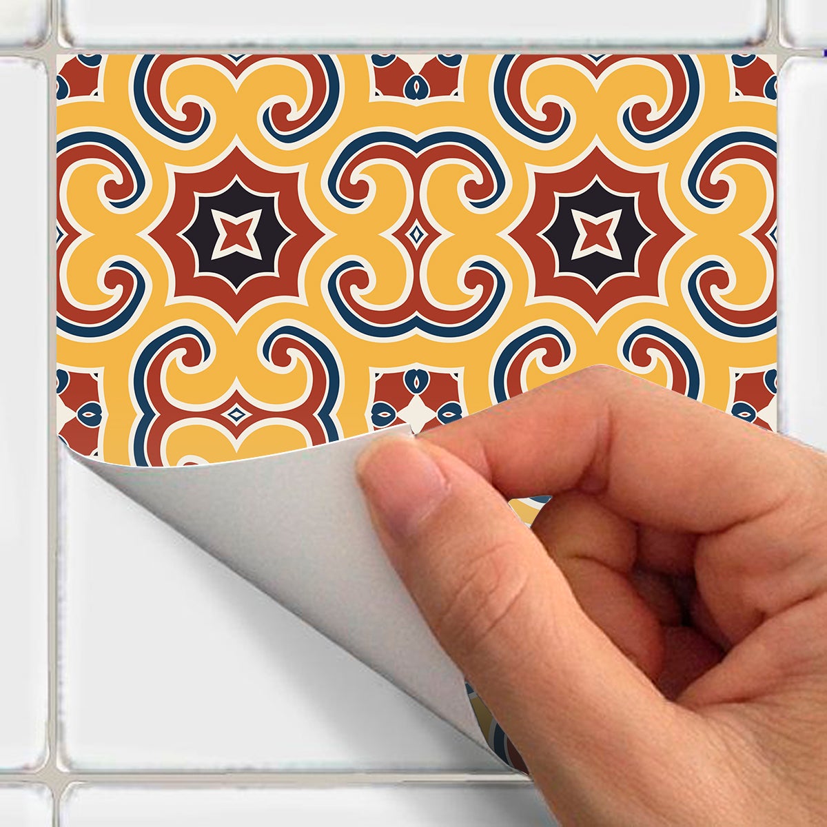 24 adesivi piastrelle azulejos bretina - Sticker adesivo - adesivi murali - 24stickers10x10cm - 4