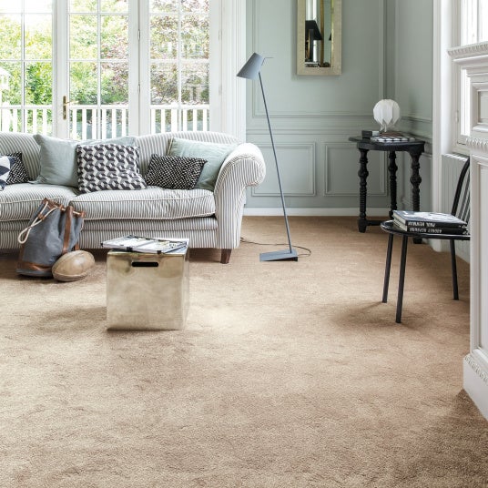 Moquette chambre ou salon - Select - Marron clair - Echantillon 15 x 20 cm - 2