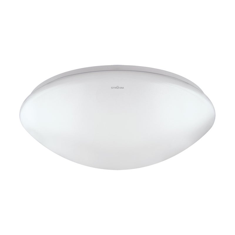 Plafon Leon okrągły biały LED 24W 4000K 2208lm wym: 11 x 38 cm IP44 tworzywo sztuczne Struhm