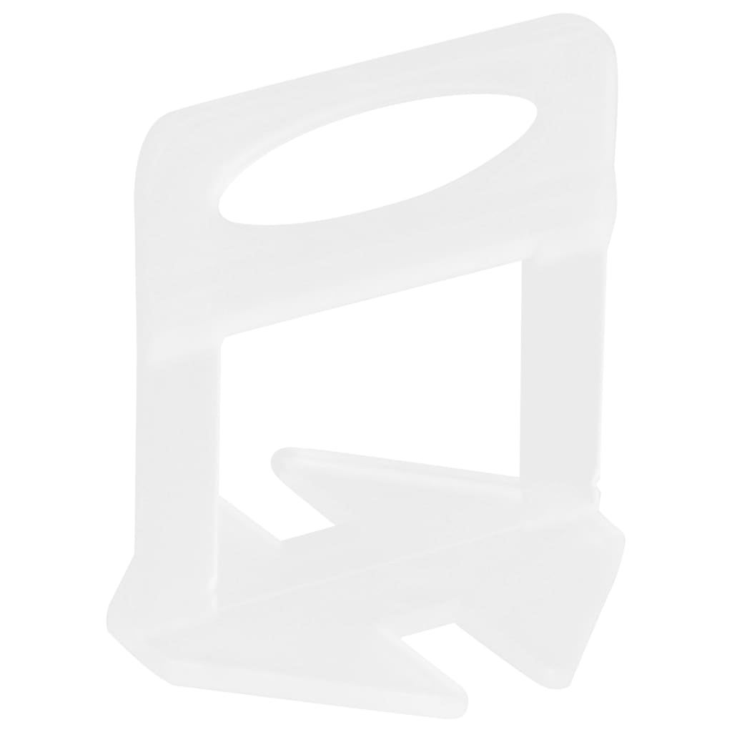 Niveladores de ladrilhos 2500 pcs 2 mm vidaXL - 4
