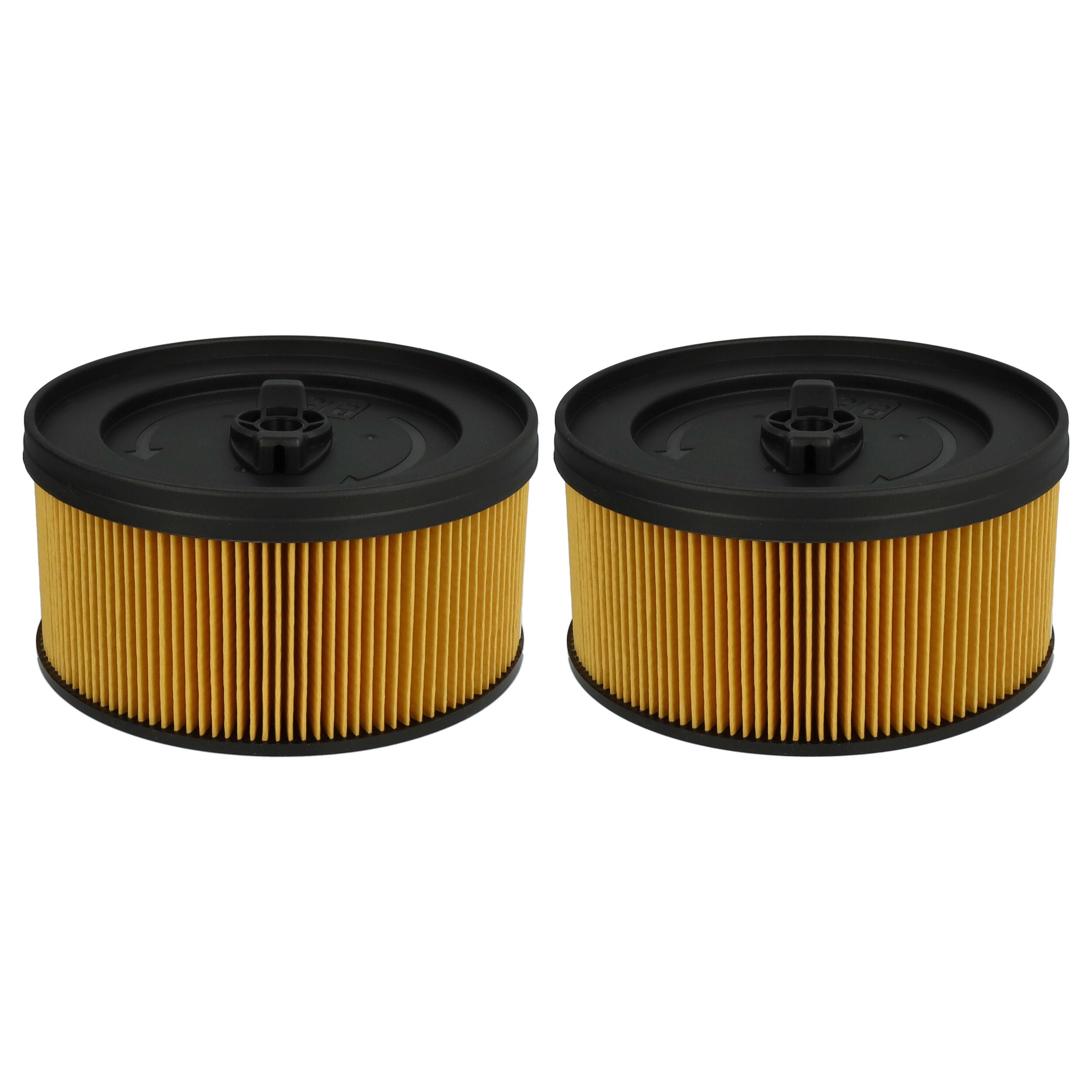 vhbw Lot de 2x filtres à cartouche compatible avec Kärcher WD 4.500, WD 5, WD 5.200M, WD 5.300 aspirateur à sec ou humide - Filtre plissé - 5