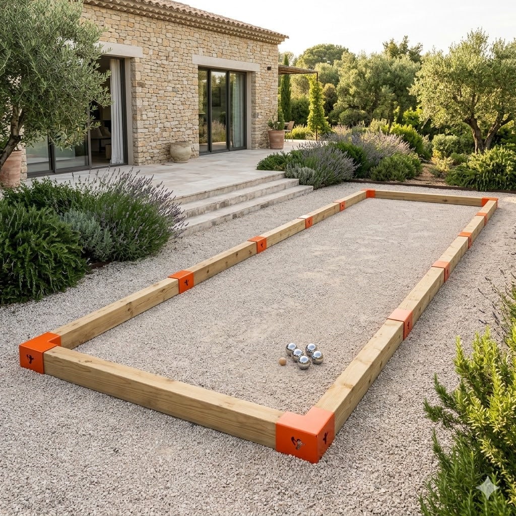 Terrain de pétanque de 10 x 2 M - 2