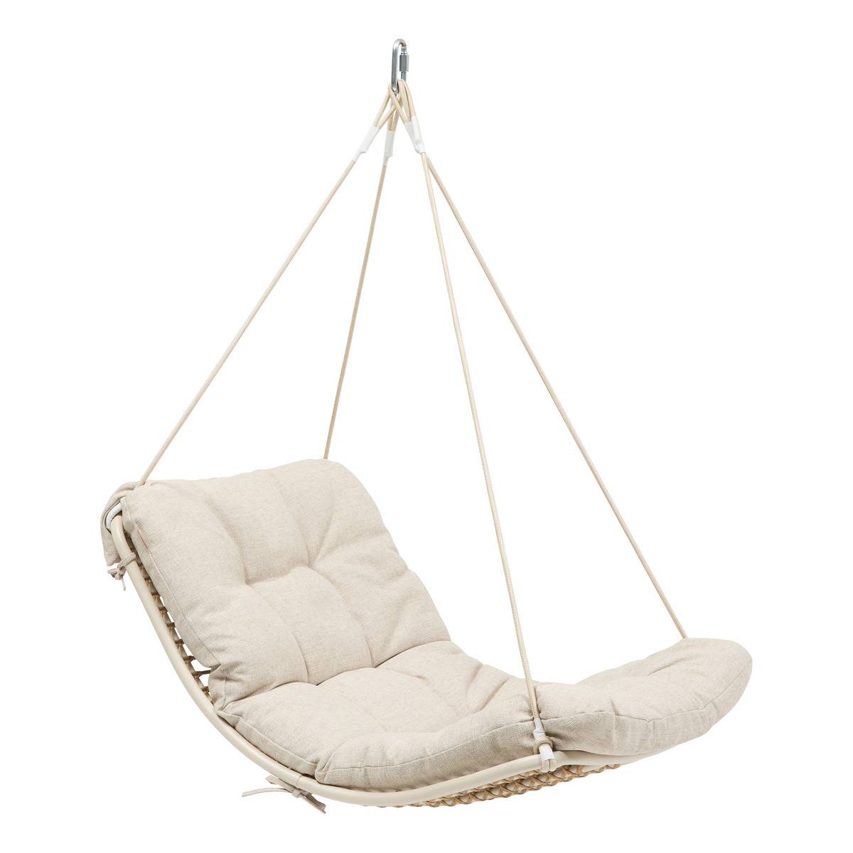 Fauteuil oeuf suspendu DILMAU argile, sans support - Hespéride - 2