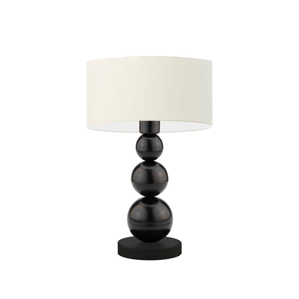 Lampka nocna na biurko lampa biurkowa LED z abażurem walec 30cm BUBBLE
