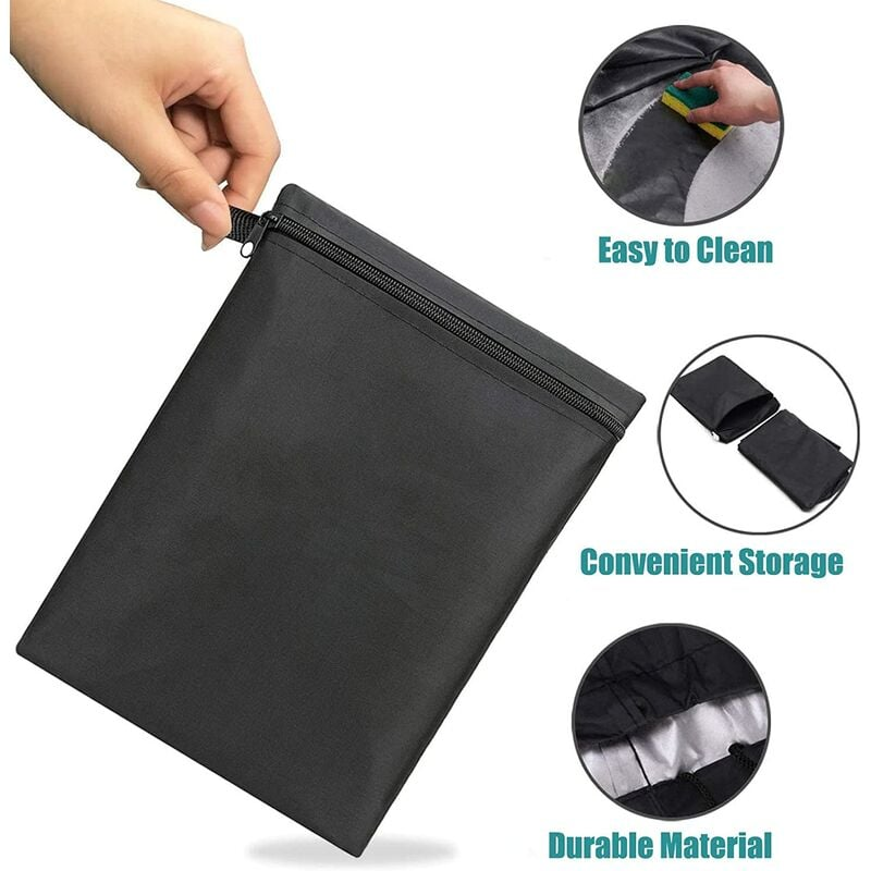 265 x 50 x 70 x 40 cm Capa de guarda-sol de jardim 420D Oxford com proteção à prova d'água e UV - 5